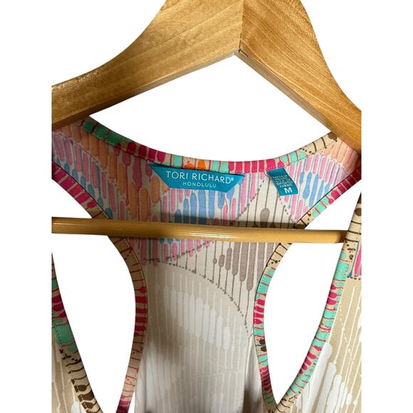 Tori Richard Honolulu Geometric Print Smocked Waist Poolside Dress
Size medium - Picture 5 of 5